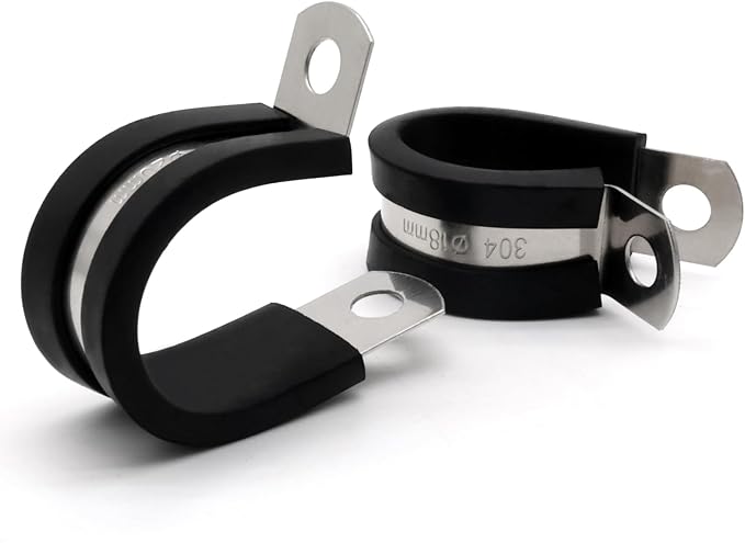 ZIPCCI 1-1/4 Inch Cable Clamp, 15 Pack Rubber Wiring Clamp, Stainless Steel - Image 4