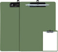 FRETONBA Clipboard with Pen Holder, 2 Pack Plastic Clipboard with Low Profile by FRETONBA