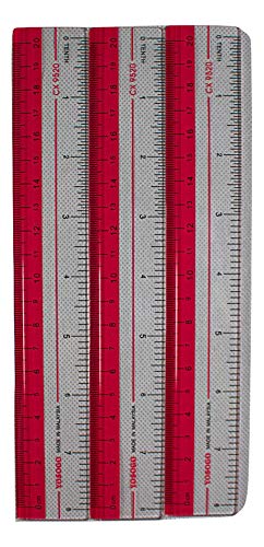 8 inch/20 cm Rulers. Pack of 12 of Premium Quality Plastic Transparent Rulers | - Image 8