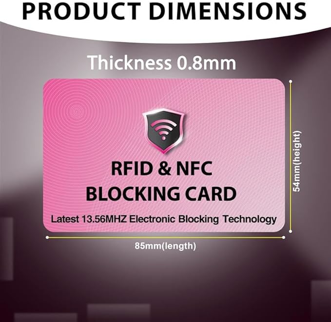 SaiTech IT 10 Pack RFID Blocking Card, Protect Your Entire Wallet, and Cards - Image 2