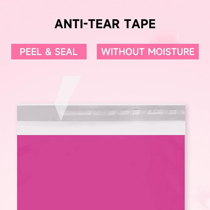 Pink Poly Mailers 19x24, 100 Pack - Image 4