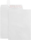 Geofun 9x12 Manilla Envelopes Self Seal 25 Pack, Large White Mailing Envelopes by Goefun