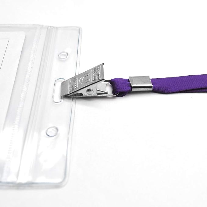 Bird Fiy Black Lanyards 100 Pack 34" Premium Lanyard Bulldog Clips Bulk Nylon - Image 3