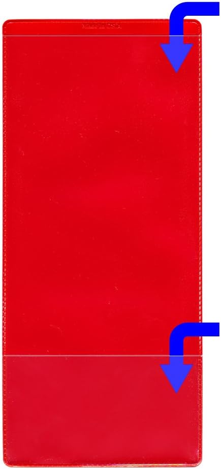 StoreSMART - Red Plastic Policy Holders - 25 Pack - INS30-R-25 - Image 3