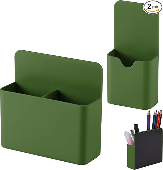 KITANIS Magnetic Pen Holder, 2 Pack Magnetic Dry Erase Marker Holder by KITANIS