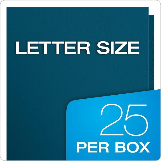 Oxford Twin-Pocket Folders, Textured Paper, Letter Size, Holds 100 Sheets - Image 7