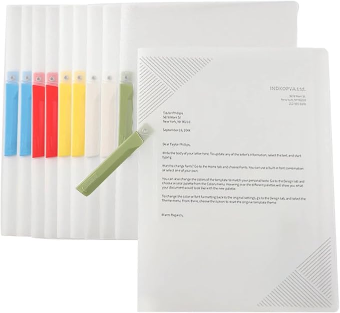 Plastic Report Covers with Swing Clip by INDKOPVA