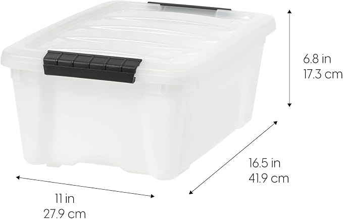IRIS USA 13 QT Plastic Storage Box - Image 2