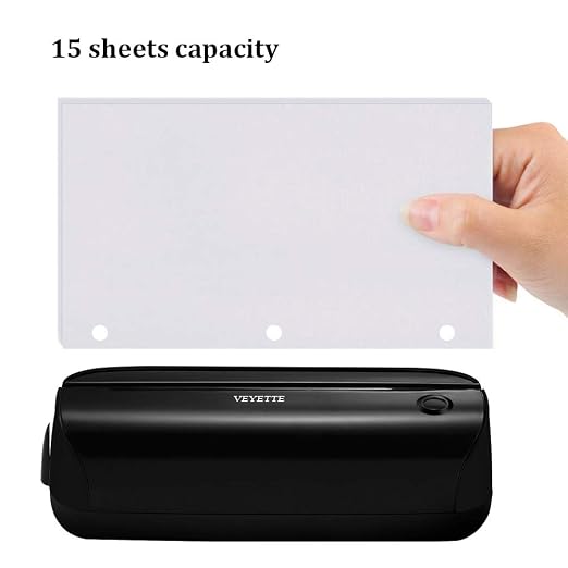 Electric 3 Hole Paper Punch, VEYETTE Paper Puncher - Image 5