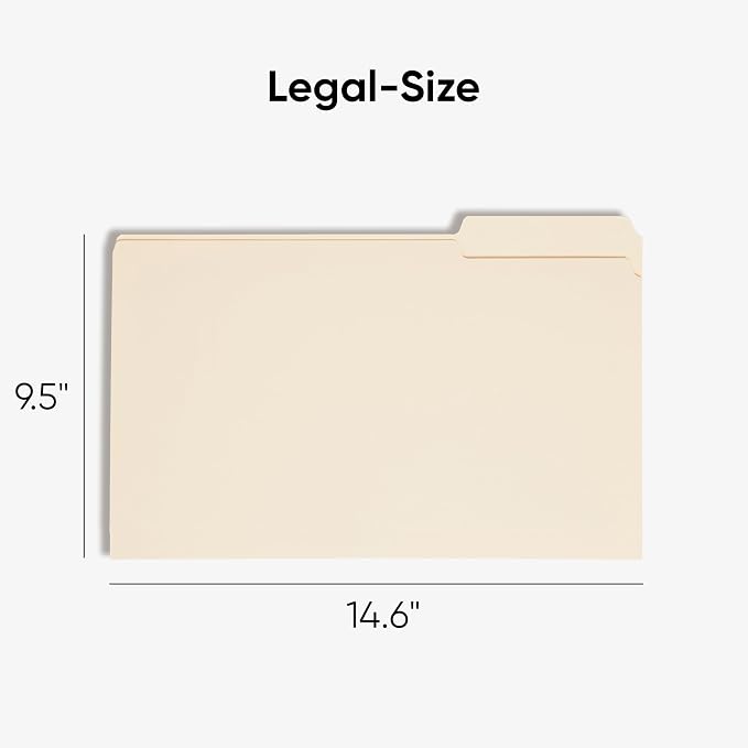 Smead File Folder, 1/3-Cut Tab, Legal Size, 100 per Box - Image 2