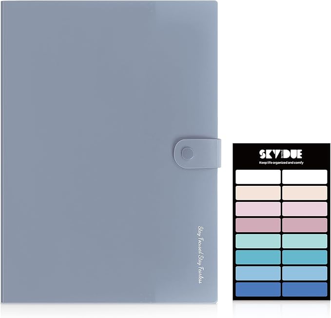 SKYDUE 7-Pocket Expanding File Folder, Professional Accordion Document Organizer - Image 2