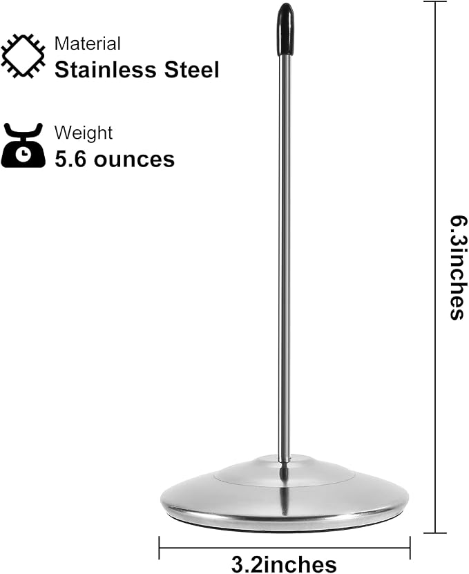2PCS Bill Fork, Receipt Holder Spike, Stainless Steel Silver Restaurant Receipt - Image 3