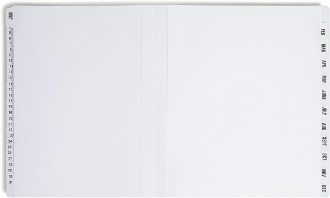 Smead Desk File/Sorter, Daily and Monthly, 43 Dividers, Letter Size, Dark Blue - Image 3