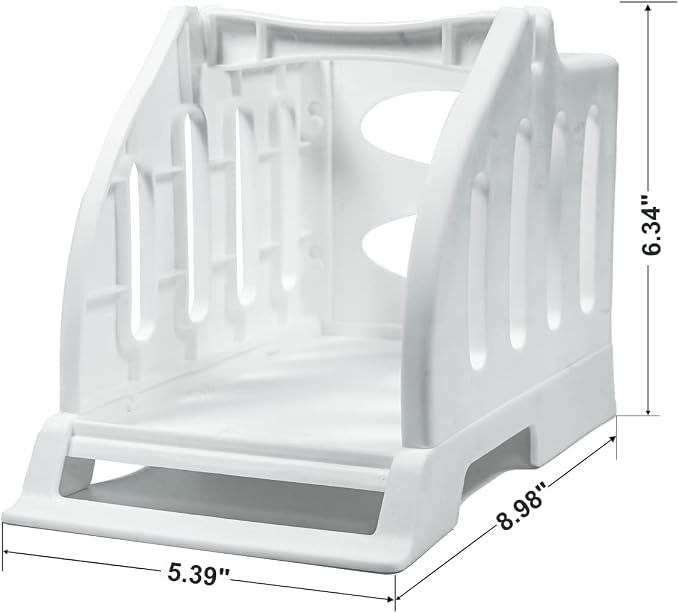 Label Holder for Rolls and Fan-Fold Labels, 4x6 Stand for Thermal Label - Image 3