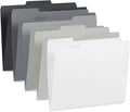 Blue Summit Supplies 100 Grayscale File Folders, Letter Size, 1/3 Cut Tab by BlueSummitSupplies