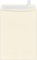 LUXPaper 9 x 12 Open End Envelopes | Peel & Press | Natural Linen | 80lb. Text by LUXPaper