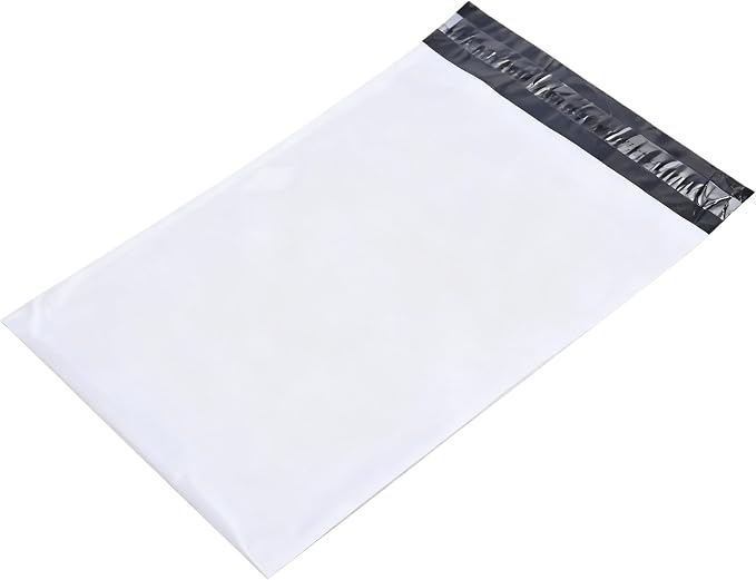 17.7"x22" Poly Mailers，White Shipping and Envelope Bags Pack of 3 by Unknown