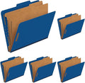 Pendaflex Classification File Folders, 1 Divider, Durable File Organizer by TOPSProducts
