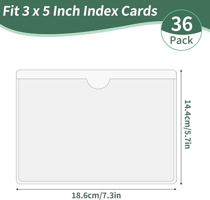 NIUBIER Storage Bin Labels, for 5×7 in Card | Removable Tote Label Stickers - Image 2