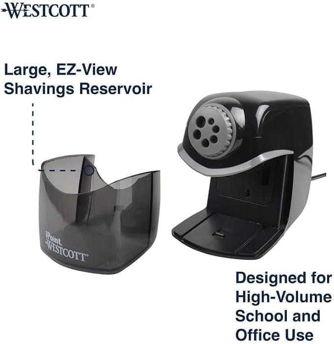 Westcott iPoint Heavy Duty Electric Pencil Sharpener - Image 8