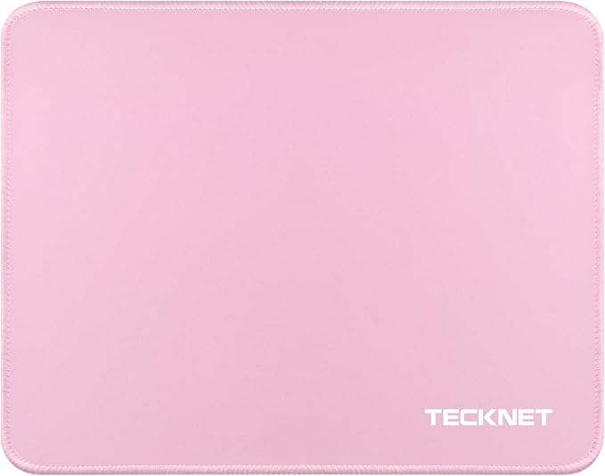 TECKNET Mouse Pad with Anti-fray Stitchin, Waterproof Surface & Non-Slip Rubber by Tecknet