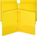 Mr. Pen- Plastic Folders with Pockets and Prongs, 5 Pack, Letter Size | Pocket by MrPen