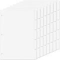 Binder Dividers for 3 Ring Binder, 1/5 Cut Tabs, Letter Size, Blank Write On by COIDEA