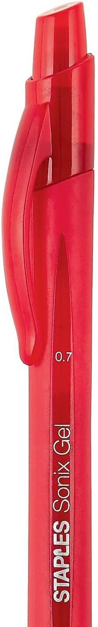 STAPLES Retractable Gel Pens, Medium Point 0.7mm, 36 Pack – Sonix - Image 2
