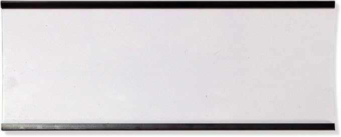 SmartSign Magnetic 'C' Channel Label Holders | 2.5" x 6" Pack of 10 - Image 3