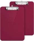 Mr. Pen- Plastic Clipboard, 12.5" x 9", 2 Pack, Clipboard Plastic | Low-Profile by MrPen