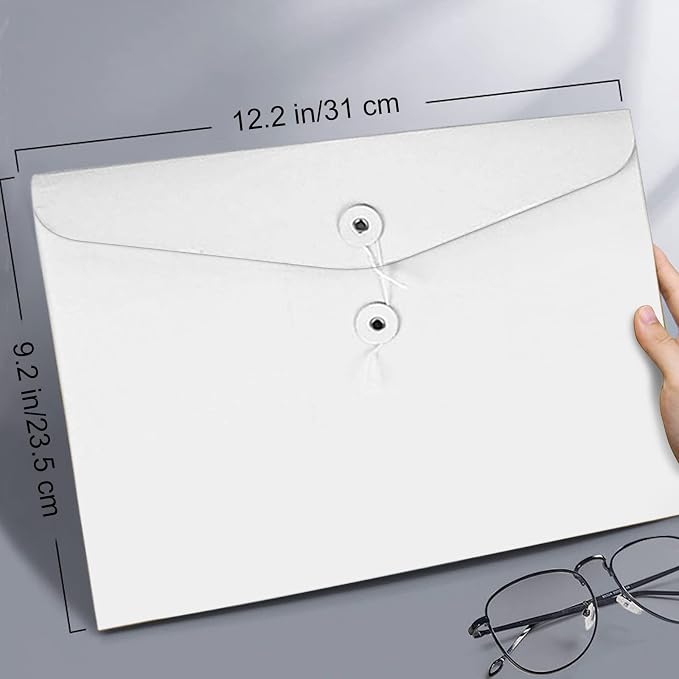 VANRA Kraft String Envelope File Folder Project Pockets File Jacket Document - Image 2