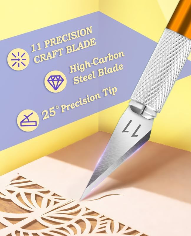 DIYSELF Exacto Knife Set, Hobby Knife Kit - Image 3