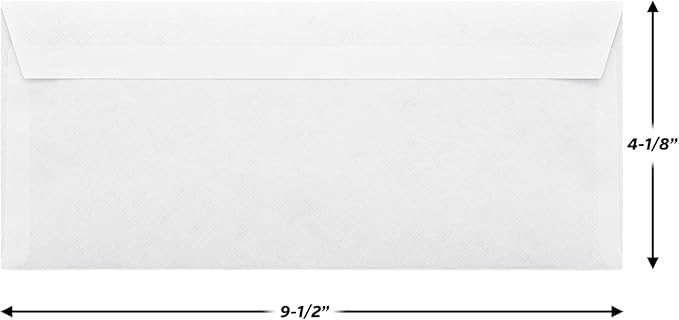 Mead #10 Security Business Envelopes Letter Size 4-1/8" x 9-1/2" – Peel and Seal - Image 3