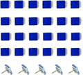 24pcs Decorative Cute Push Pins Glass Pushpins Thumbtacks Thumb Tacks by Aoxsie