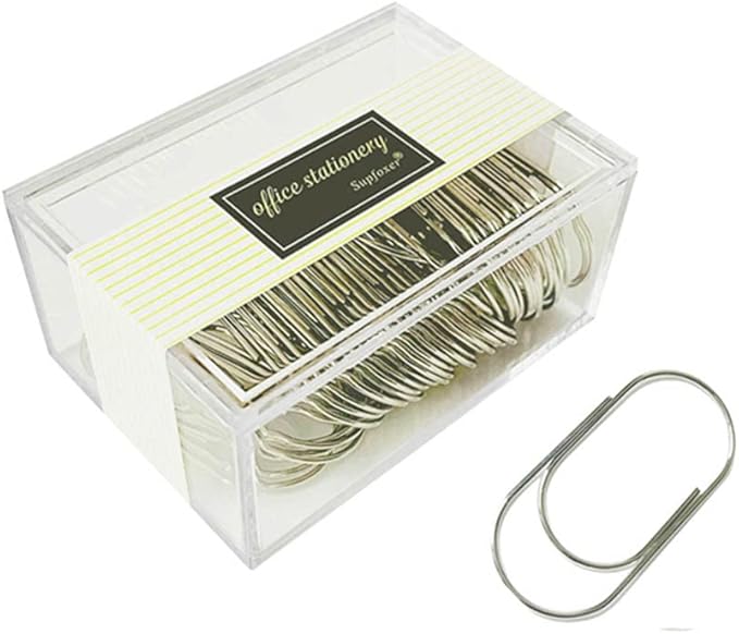 Silver Jumbo Paper Clips by Supfoxer
