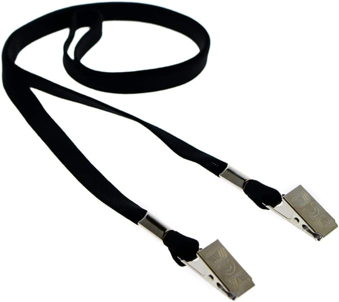 10 Pack - Double Ended Lanyards - Comfortable Premium Economy Neck Strap Ear by SpecialistID