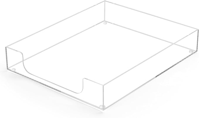 Letter-Size Tray Desk Letter Tray Paper Tray, Sturdy Heavy-Duty Plastic Printer by AZFUNN