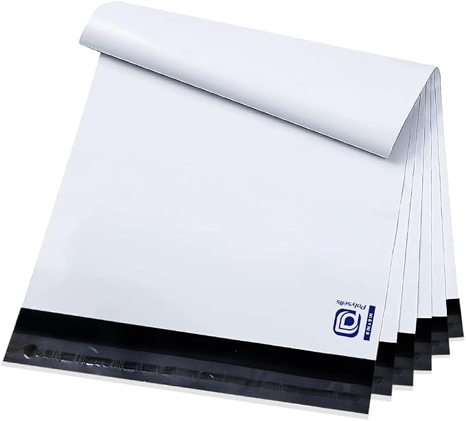 POLYSELLS 200 pcs 6x9 Inches White Poly Mailers Shipping Envelopes, Strong by POLYSELLS