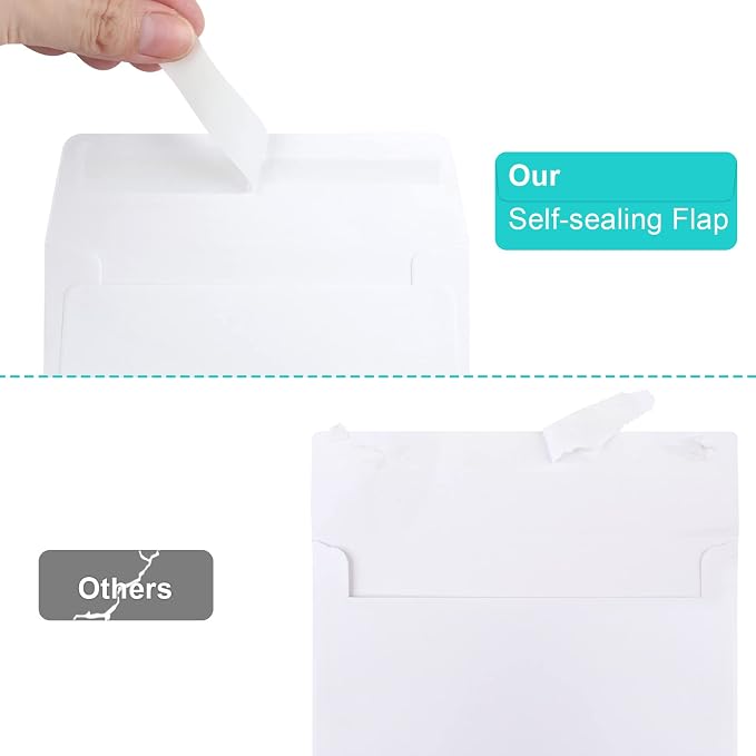 90 Packs A1 Envelopes, 3.625x5.125" Envelopes White, Small Envelope RSVP - Image 3