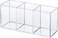 elysolpluv Clear Acrylic Silverware & Pen Organizer Caddy, Transparent Plastic by elysolpluv