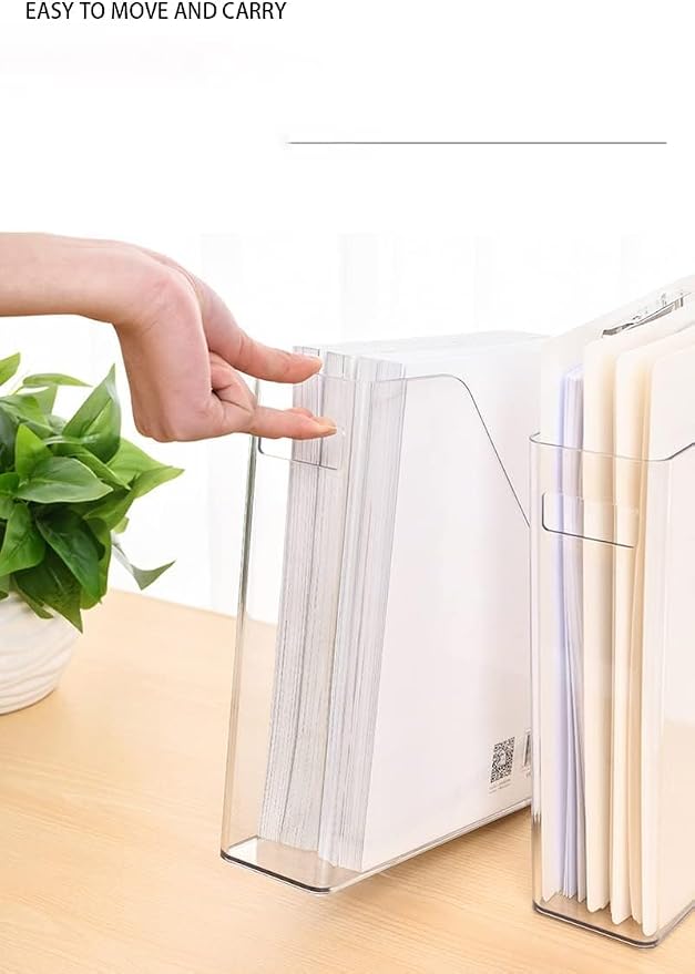 Magazine Holder, Desktop File Magazine Book Storage Shelf - Image 3