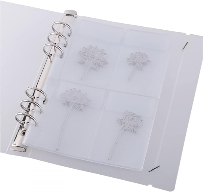 10 Pack A5 Size Plastic Binder Pockets, 6 Holes Waterproof PVC Folders Loose - Image 6