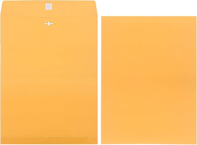 Frienda 4 Sizes Clasp Envelopes Kraft Paper Catalog Clasp Envelope - Image 3