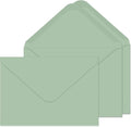 A7 Envelopes 100 Pack Sage Green Envelopes 5x7 V-shaped Flap, Suitable by Ouzoustate