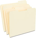 Staples File Folder, Letter Size, Reinforced 1/3‑Cut Tabs, Heavy‑Duty Paper by Staples