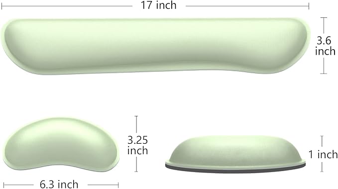 Dapesuom Enlarge Keyboard Wrist Rest, Memory Foam Wrist Cushion - Image 5