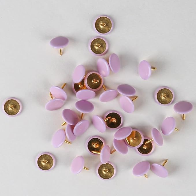 200PCS Thumb Tacks Flat Push Pins Wall Tacks Round Head Thumbtack - Image 3