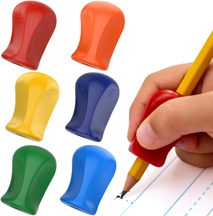 The Pencil Grip Original Pencil Grippers 6 Pcs, Improves Kids Handwriting by ThePencilGripInc