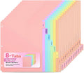 SUIN 8 Tab Binder Dividers by SuinOffice