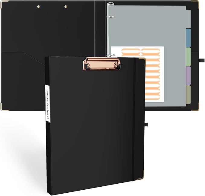 Ospelelf 3 Ring Binder, 1/2 Inch, Cute Letter Size by OspelelfOfficeSupplies